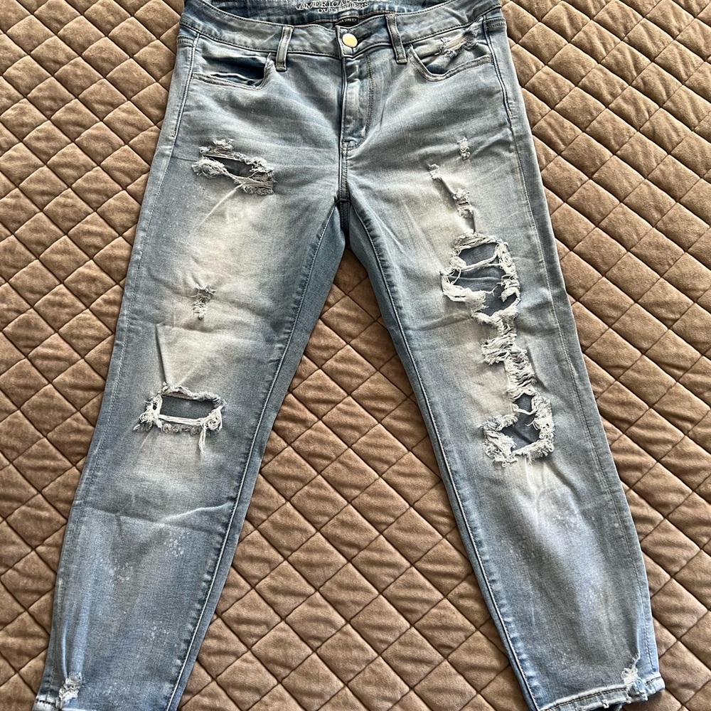 American Eagle Distressed jegging ankle Jeans for Women